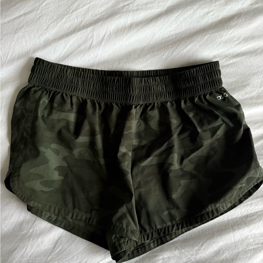 DSG Women's Green Camouflage Athletic Shorts